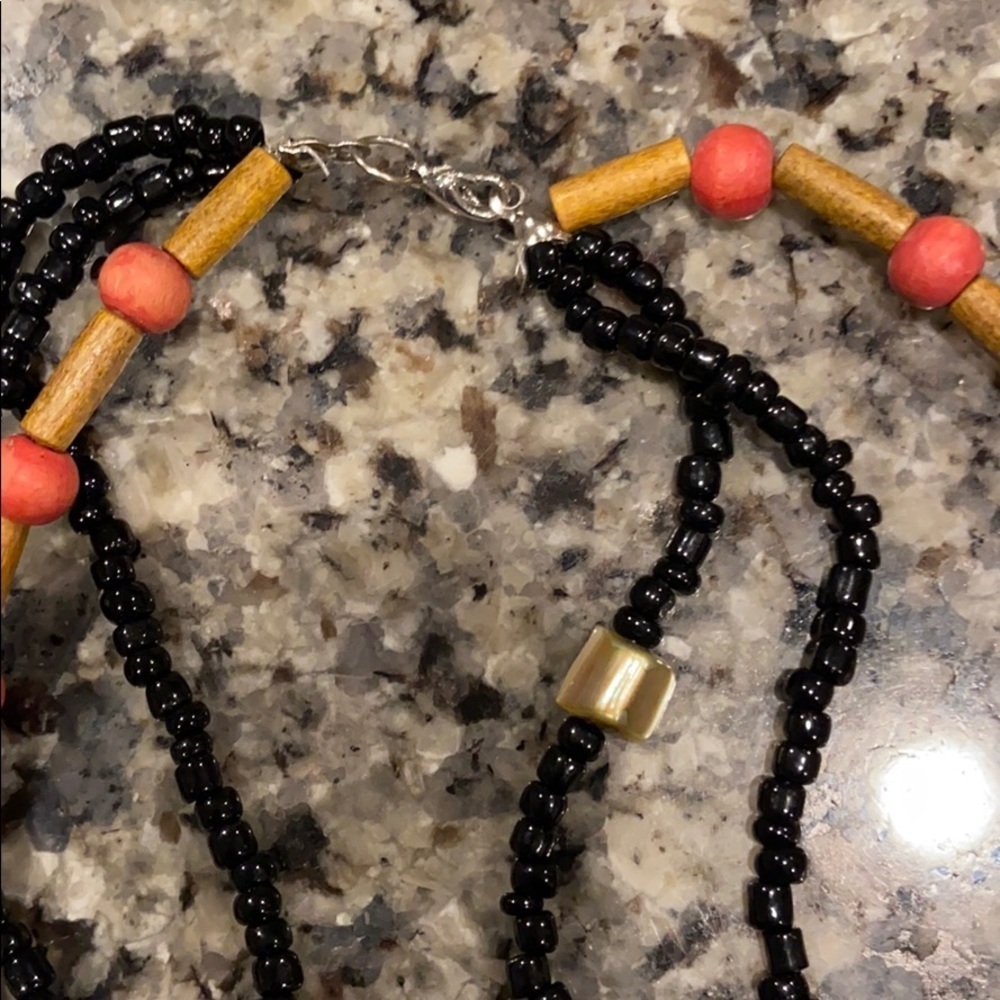 Handmade necklace bought in St. Lucia necklace! - Picture 4 of 4